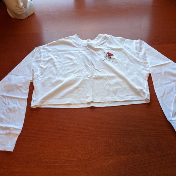 Forever 21 - white crop top - Picture 2 of 4